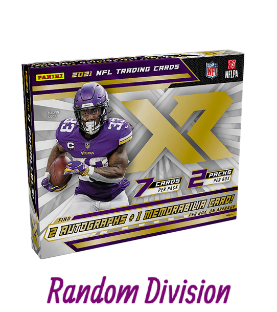 Panini XR Football Random DIVISION Group #14 (Group Break) – Trainer Trav's  Card Shop