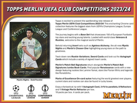 2023-2024 Topps Chrome Merlin Soccer Hobby PACK x1 (Personal Break)