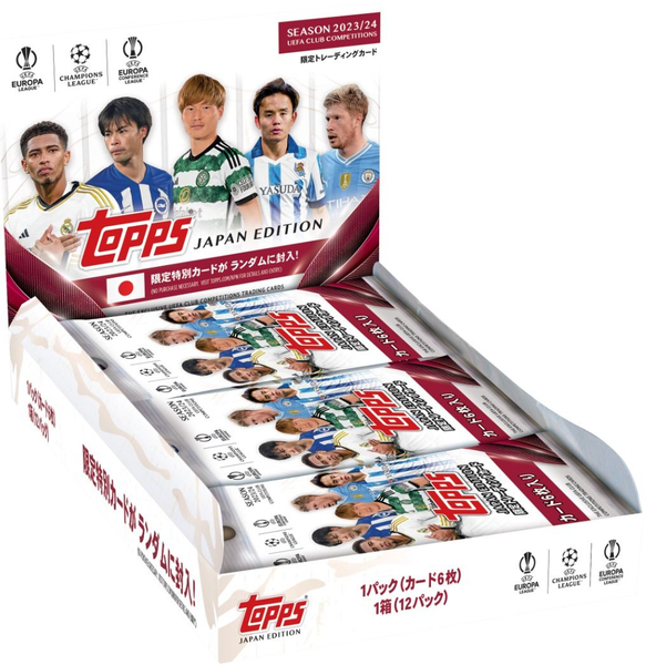 2023-24 Topps UEFA Champions League Japan Edition BOX x1 (Personal Break)