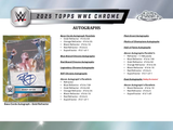 2025 Topps Chrome WWE Hobby PACK x1 (Personal Break)