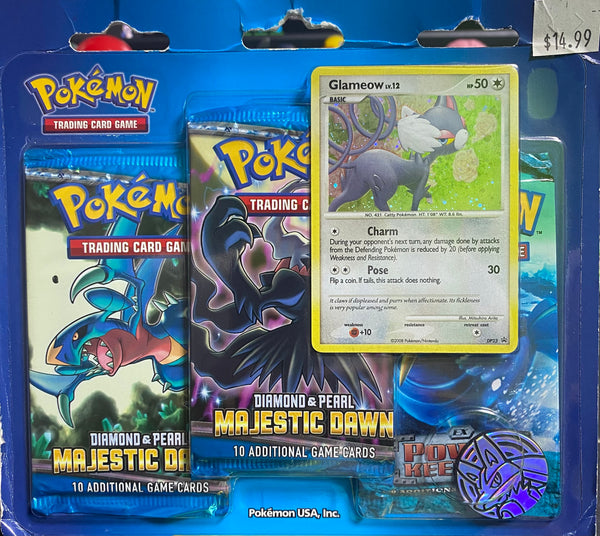 Diamond &amp; Pearl: Majestic Dawn &amp; EX Power Keepers 3-Pack BLISTER x1 (Personal Break)